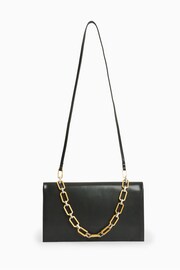 AllSaints Black Akira Clutch Bag - Image 4 of 9