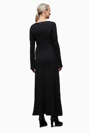 AllSaints Black Carolina Dress - Image 6 of 7