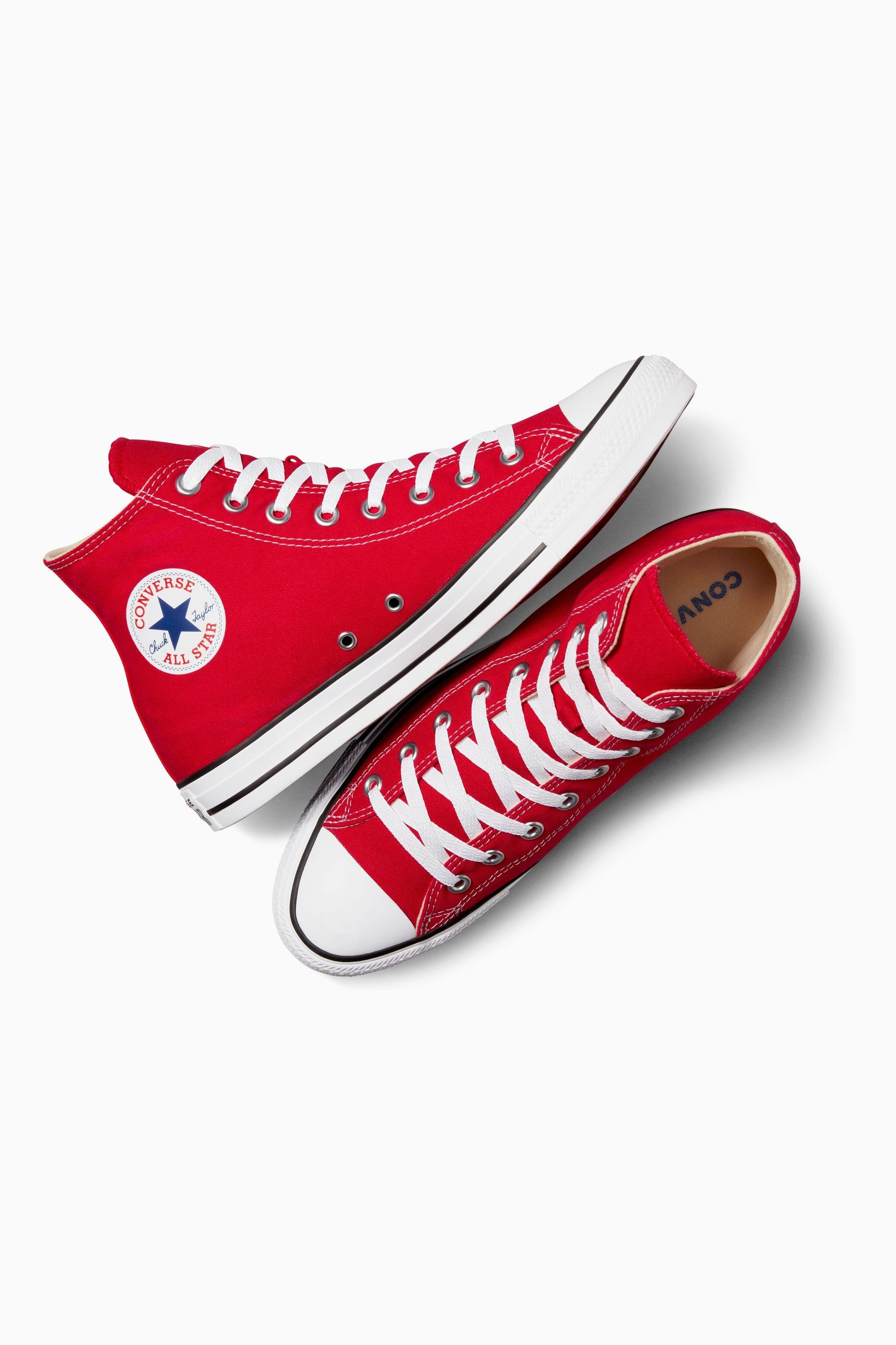 Buy Converse Red Chuck Taylor All Star High Trainers from Next United Arab Emirates