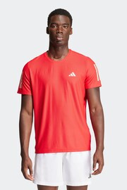 adidas Red Performanceown The Run T-Shirt - Image 1 of 2