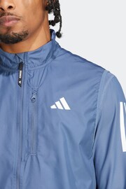 adidas Dark Blue Own The Run Vest - Image 6 of 8