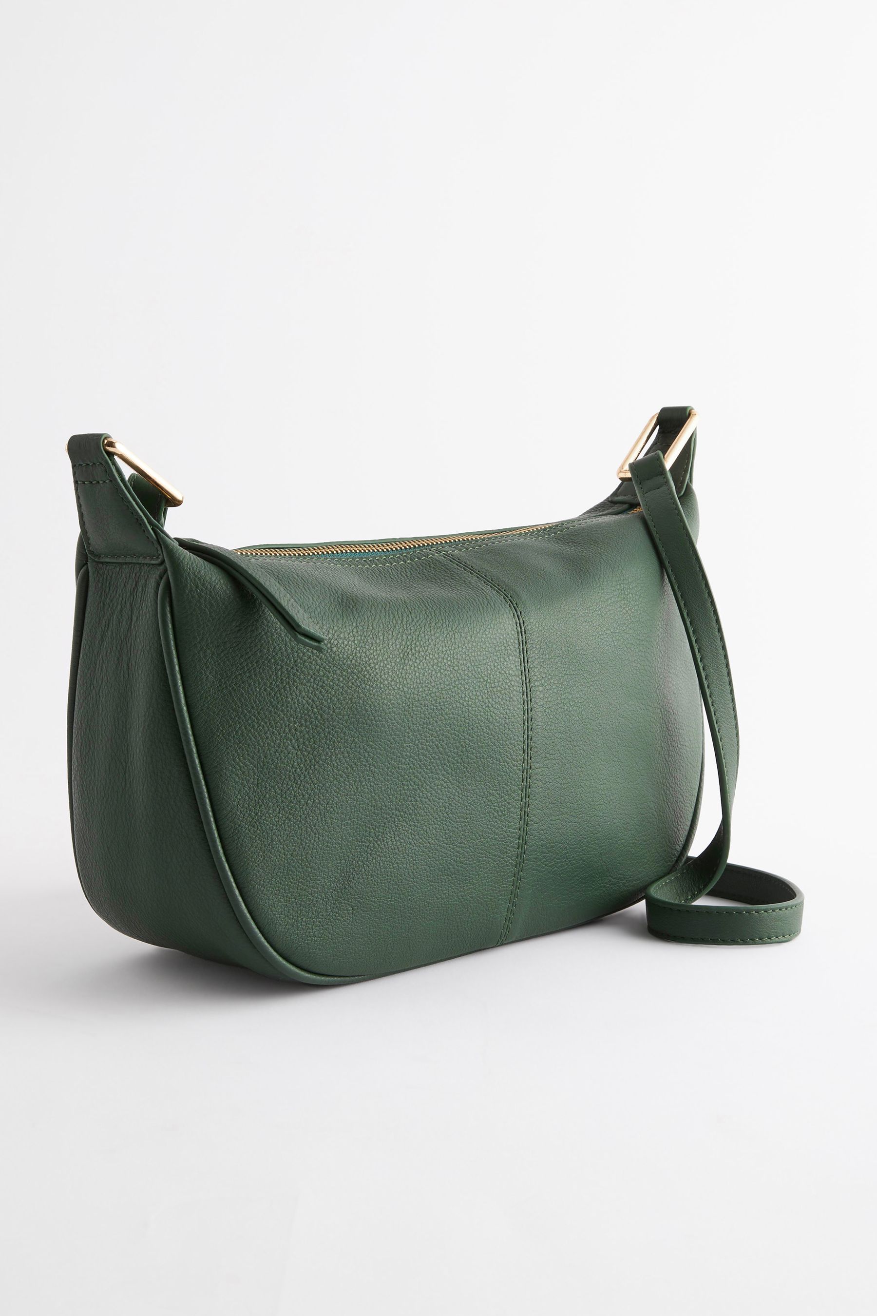 Green leather sling bag outlet