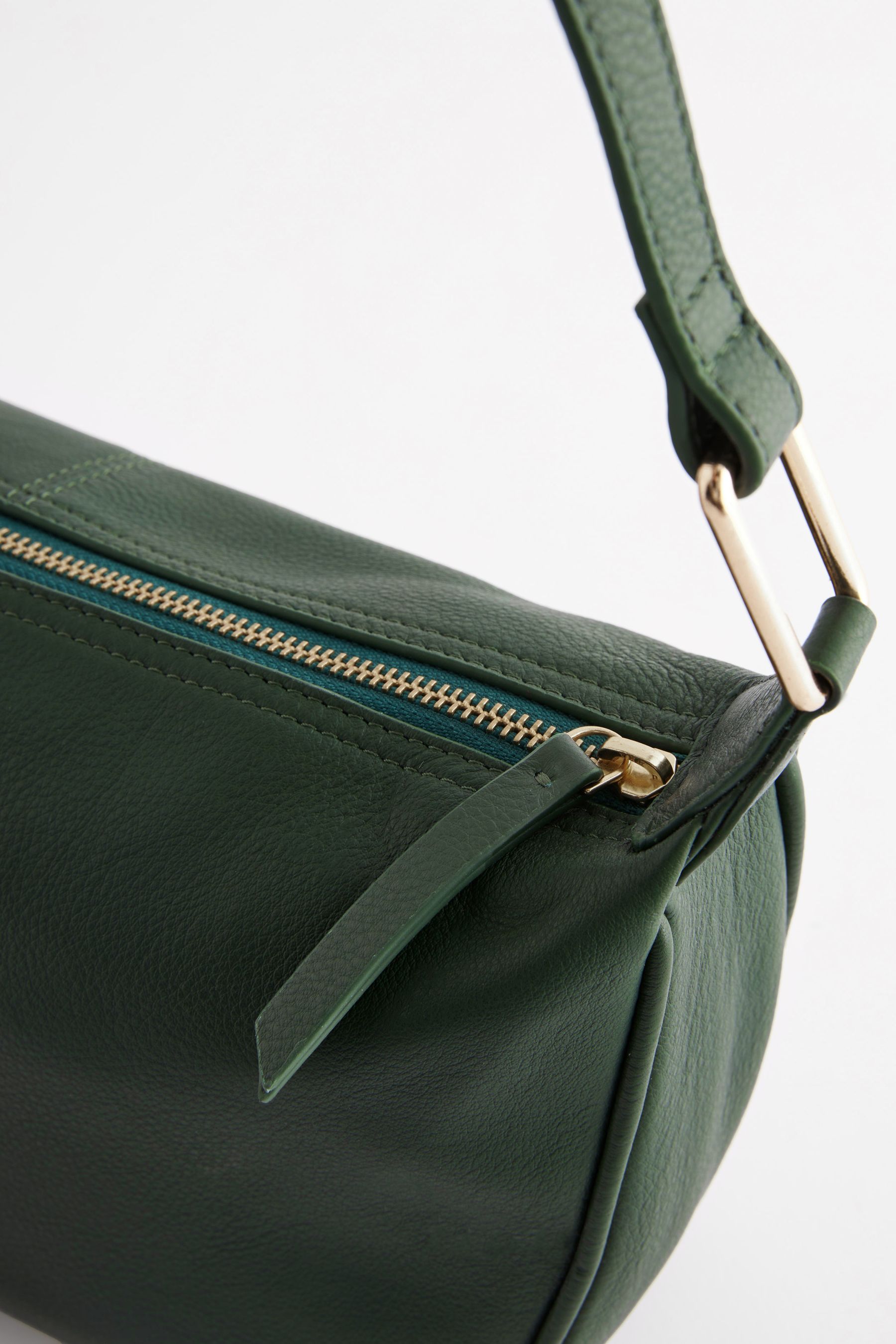 Green leather sling bag outlet