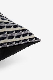 Charcoal Grey Harvey Geometric 43 x 43cm Cushion - Image 2 of 6