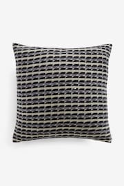 Charcoal Grey Harvey Geometric 43 x 43cm Cushion - Image 5 of 6