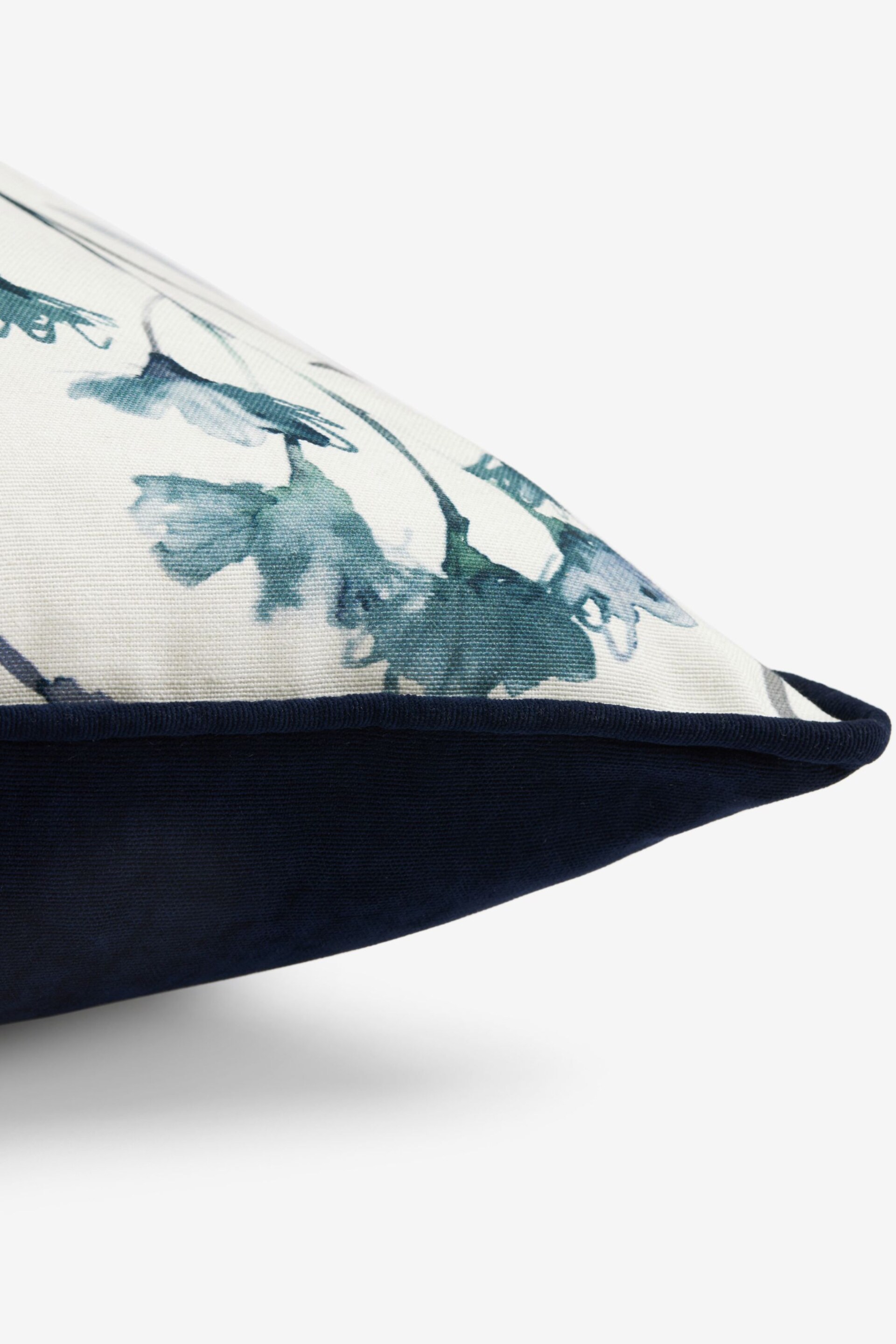 Blue 40 x 59cm Isla Floral Cushion - Image 5 of 5