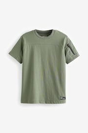 Green Short Sleeve Utility T-Shirt (3-16yrs) - Image 1 of 3