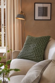 Sage Green 59 x 59cm Global Bobble Cushion - Image 1 of 5