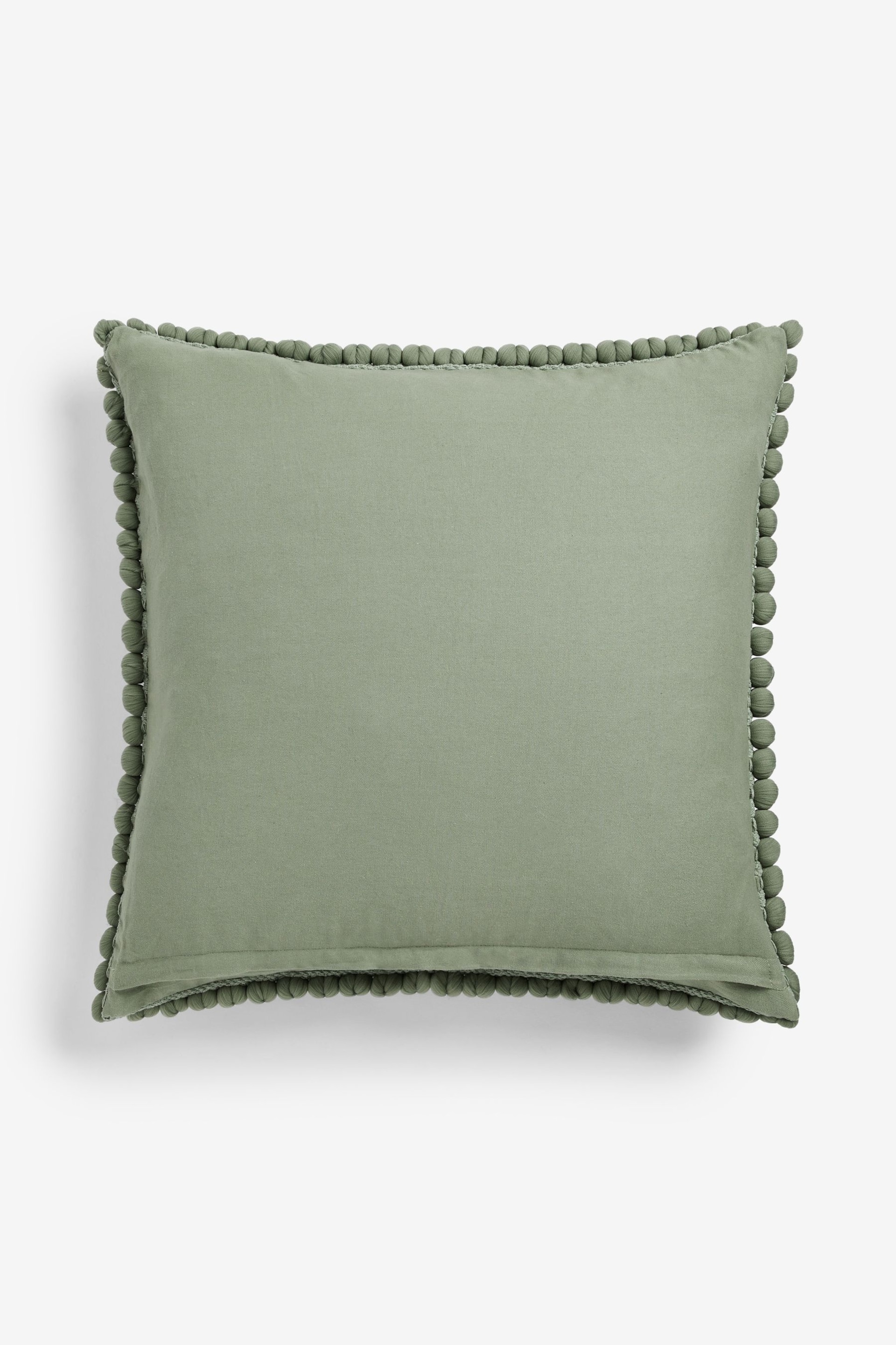 Sage Green 59 x 59cm Global Bobble Cushion - Image 3 of 5