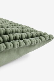 Sage Green 59 x 59cm Global Bobble Cushion - Image 5 of 5