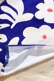 Blue Pocket Beach Towel - Image 4 of 5