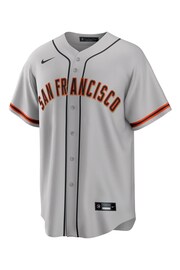 Nike Grey Fanatics Grey San Francisco Giants  Nike Official Road Jersey - Image 2 of 3