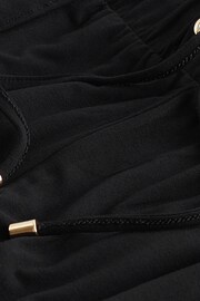 Black Cargo Jersey Joggers - Image 6 of 6