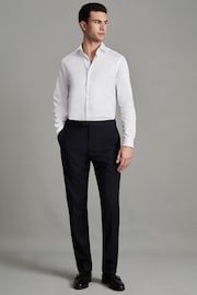 Reiss White Remote Reg Cotton Sateen Shirt - Image 3 of 6