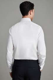 Reiss White Remote Reg Cotton Sateen Shirt - Image 4 of 6