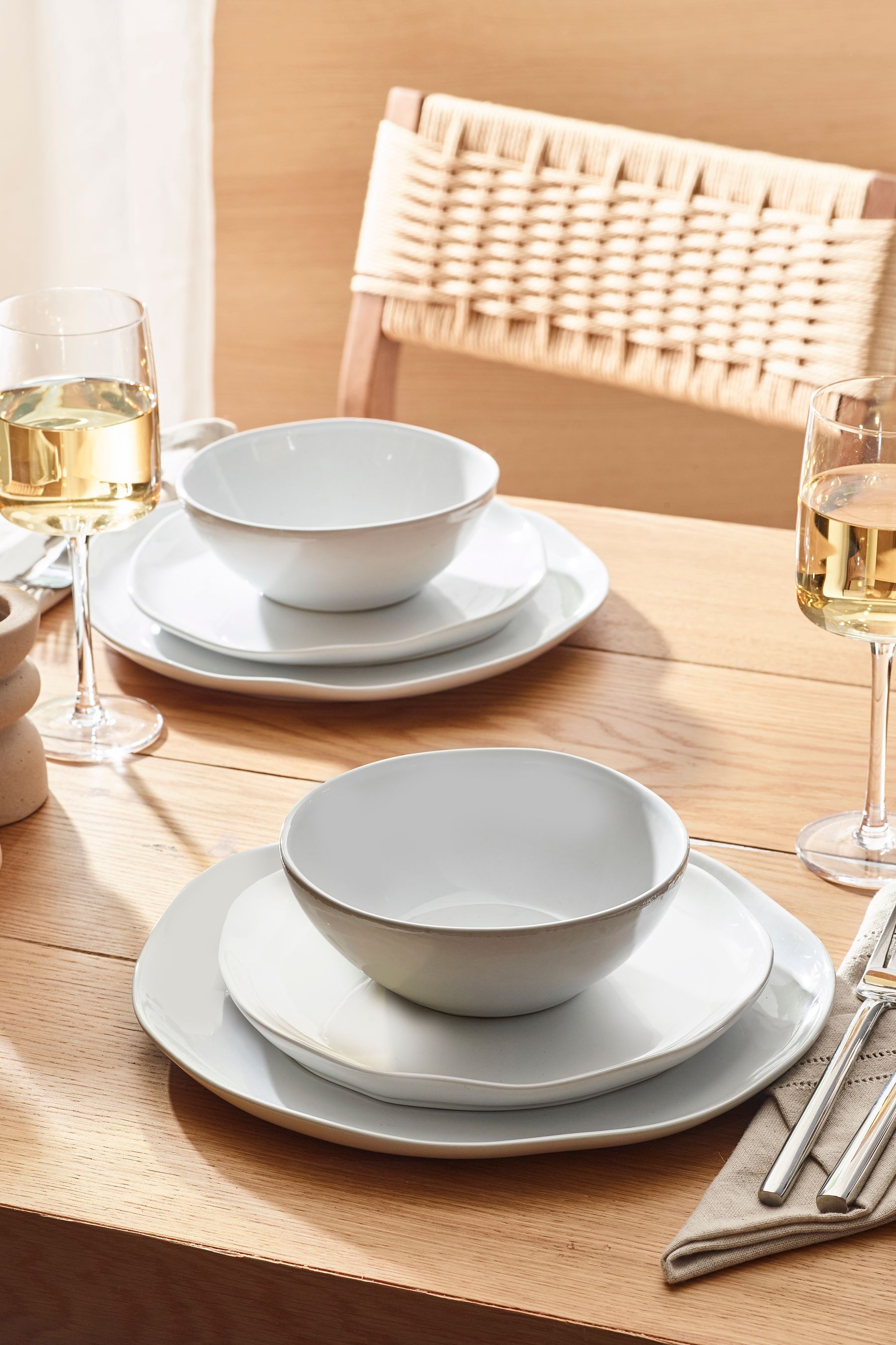 Contemporary dinner set clearance