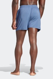 adidas Blue Performance Solid Clx Short-Length Swim Shorts - Image 2 of 6