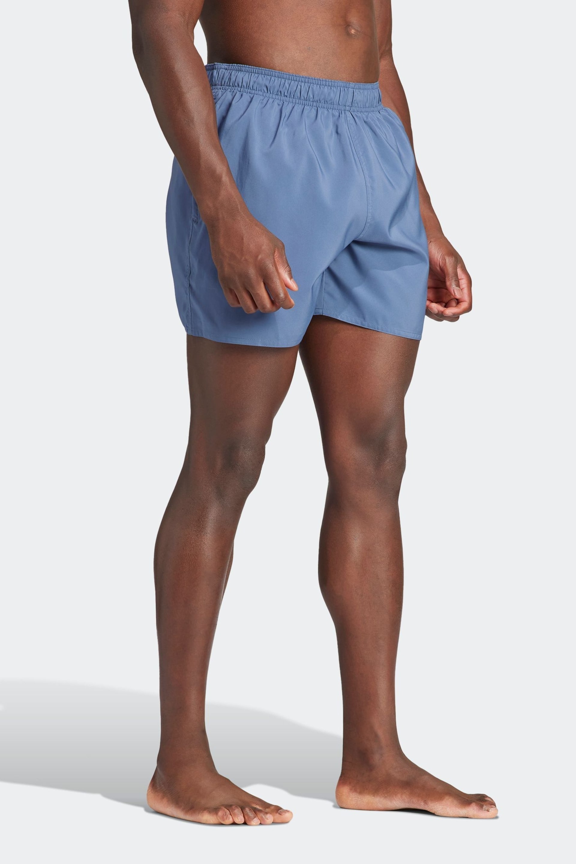 adidas Blue Performance Solid Clx Short-Length Swim Shorts - Image 3 of 6