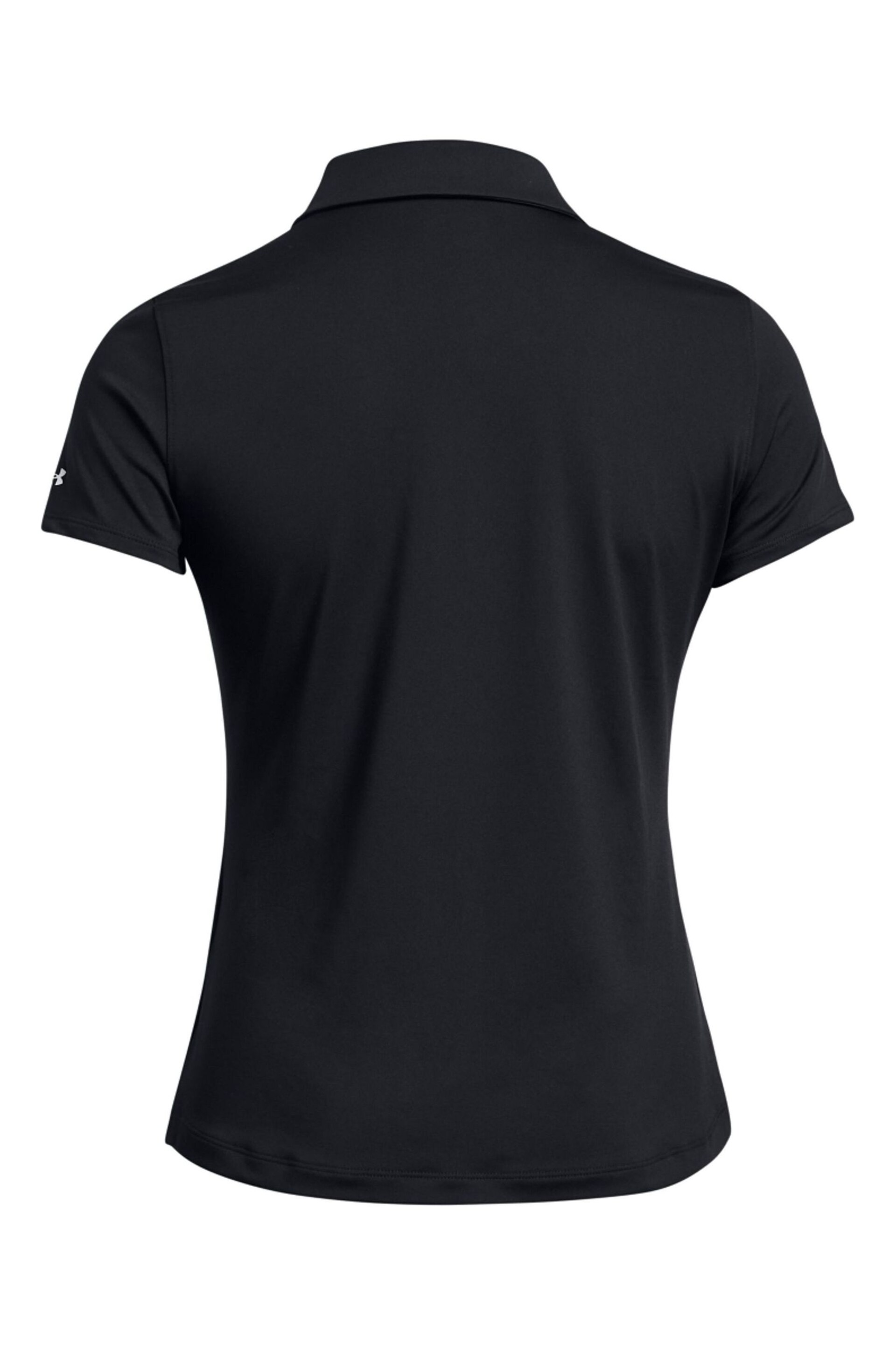 Under Armour Black Play Off Small Logo Polo Shirt - Image 4 of 4
