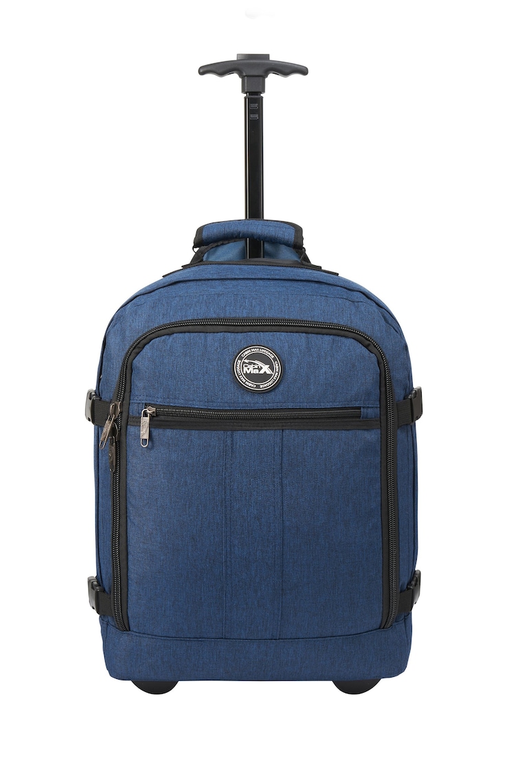 Cabin Max Blue Black Metz Underseat Hybrid 30 Litre Trolley Bag and Backpack - Image 2 of 5