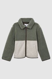 Reiss Sage Kyle Senior Sherpa Zip-Through Jacket - Image 2 of 6