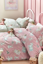 2 Pack Pink Unicorn Duvet Cover and Pillowcase Set - Image 1 of 4