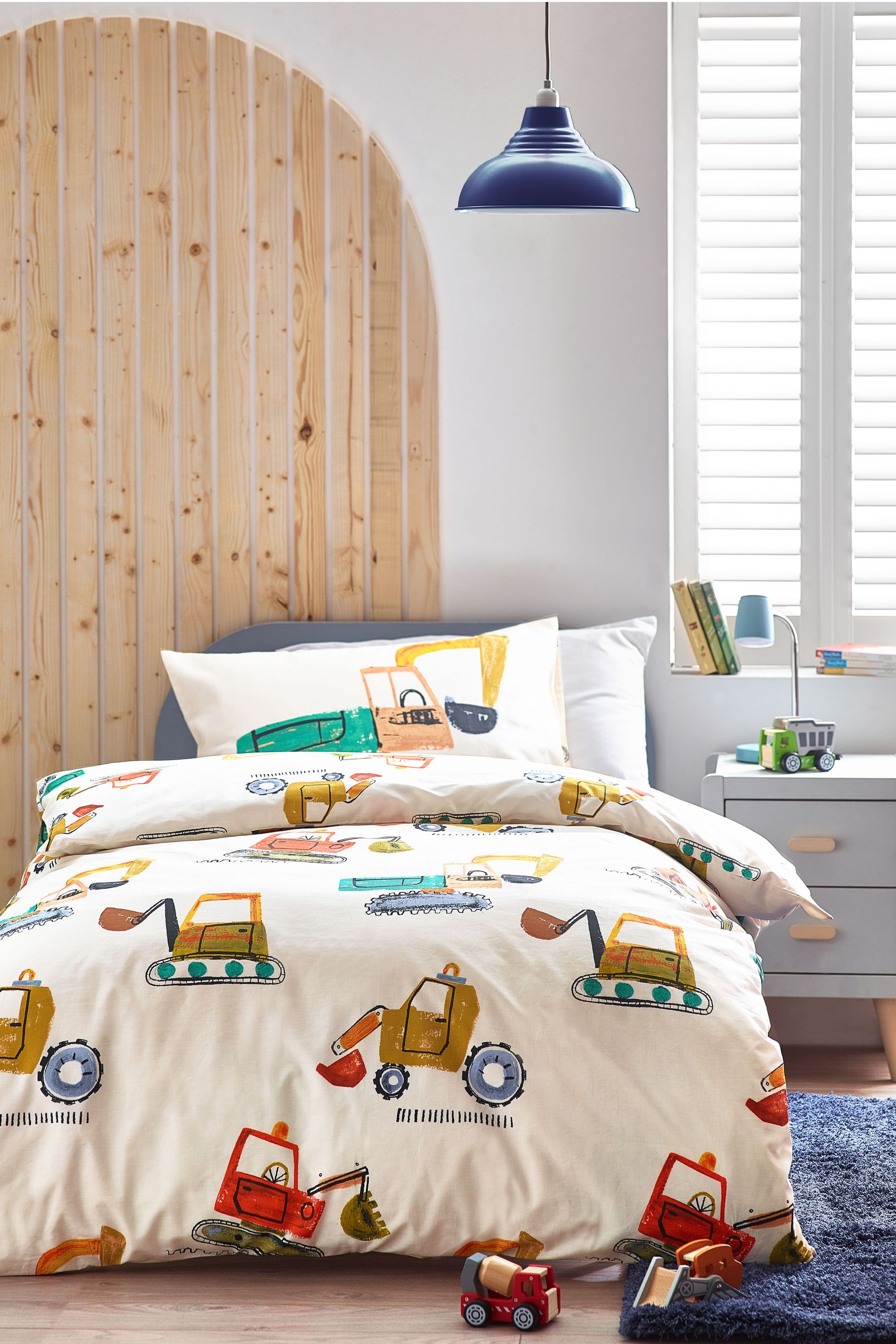 Buy Ecru Diggers Duvet Cover and Pillowcase Set from the Next UK online shop