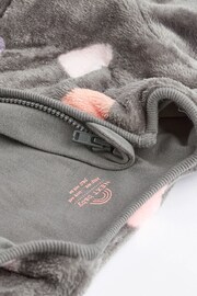 Grey Hearts 2.5 Tog Fleece Supersoft Baby Sleep Bag - Image 6 of 9