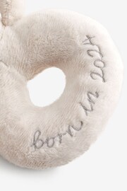 Born in 2024 Natural Bear Baby Rattle - Image 3 of 3