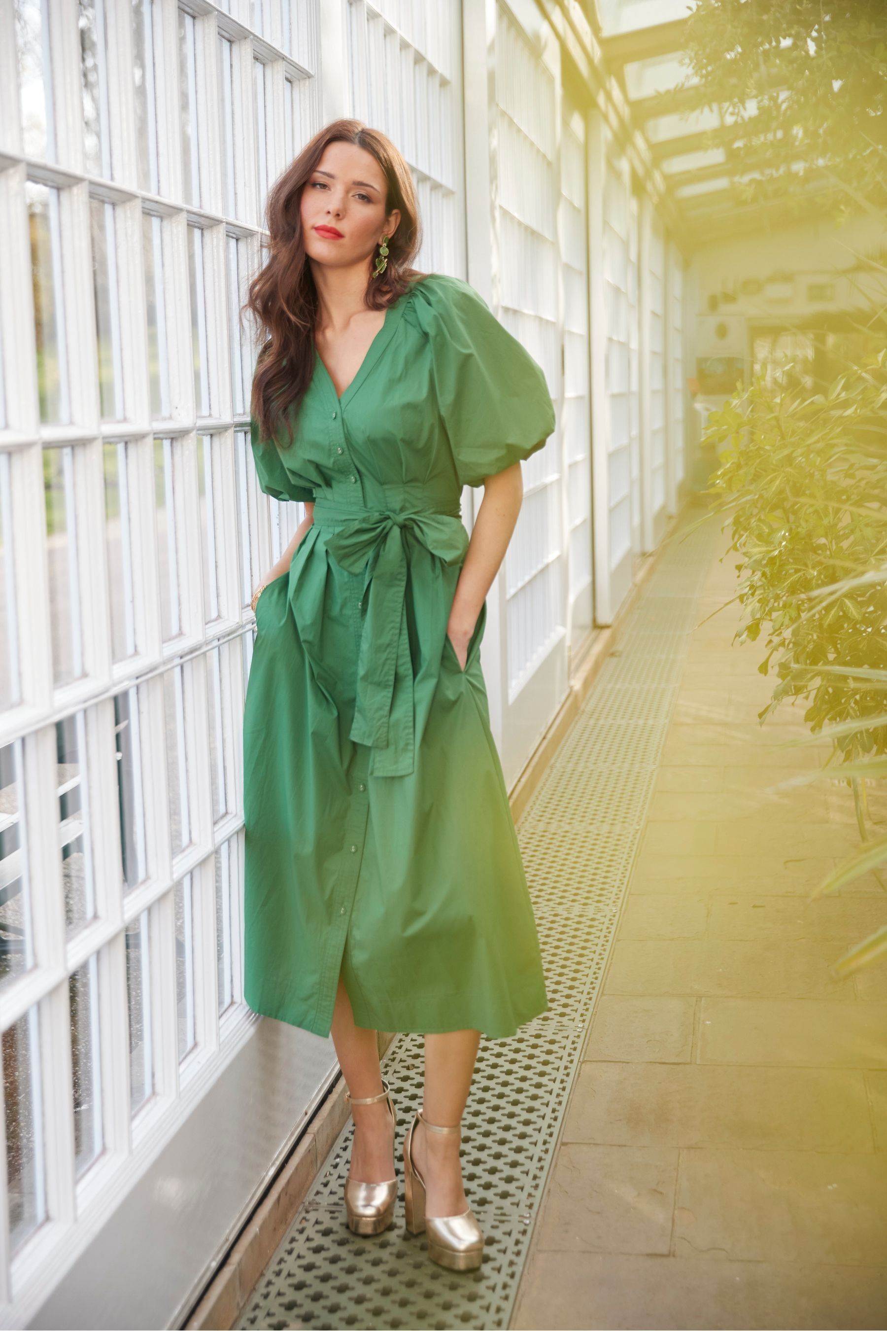 Green sunday dress best sale