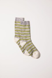 Sealskinz Womens Banham Bamboo Mid Length Striped Socks - Image 1 of 2