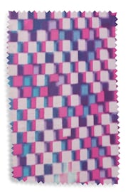 Purple Pixel Ombre Eyelet Blackout Curtains - Image 4 of 4