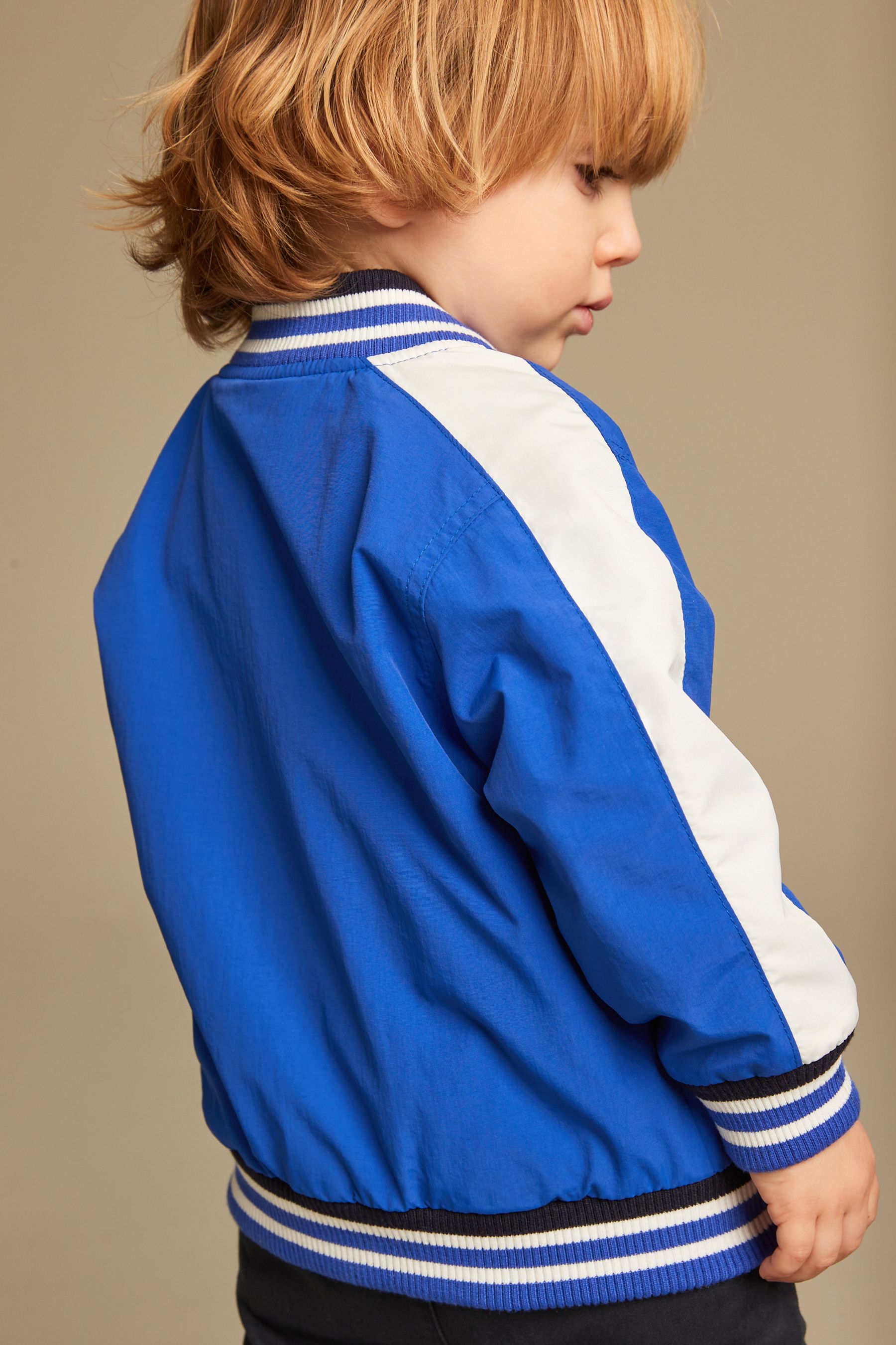 Cobalt blue bomber jacket shop