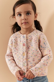 Pink Rainbow Spot Cardigan (3mths-7yrs) - Image 1 of 7