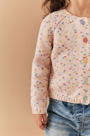 Pink Rainbow Spot Cardigan (3mths-7yrs) - Image 4 of 7