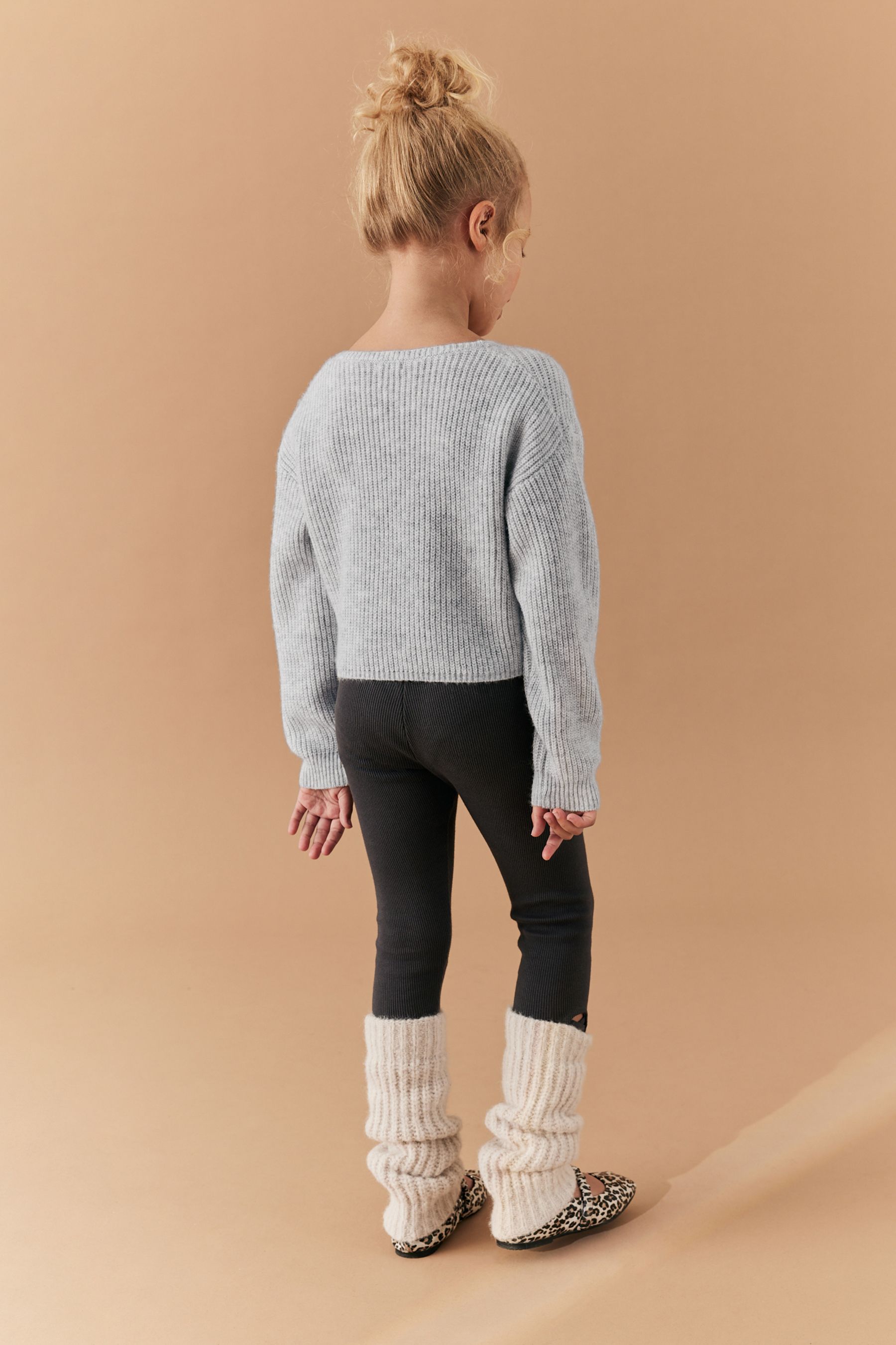 Grey twist front jumper 2025