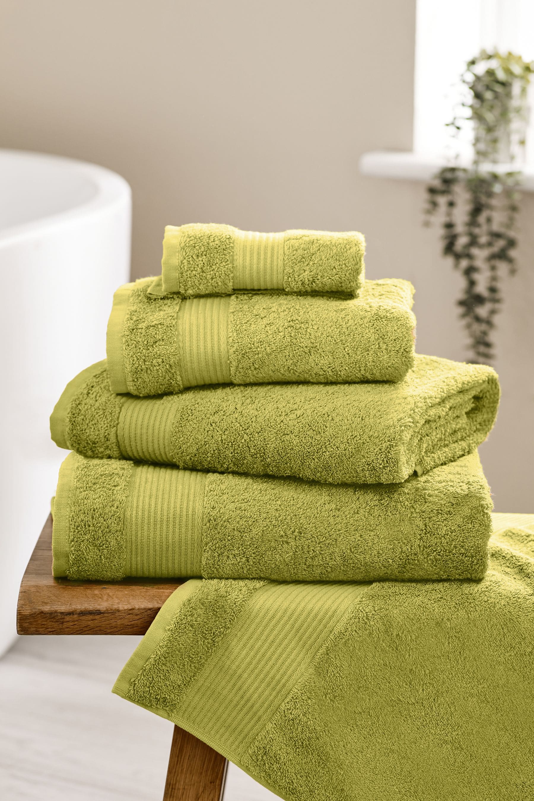 Buy Green Lime Egyptian 100 Cotton Towel from the Next UK online shop