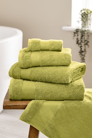 Green Lime Egyptian Cotton Towel - Image 1 of 6