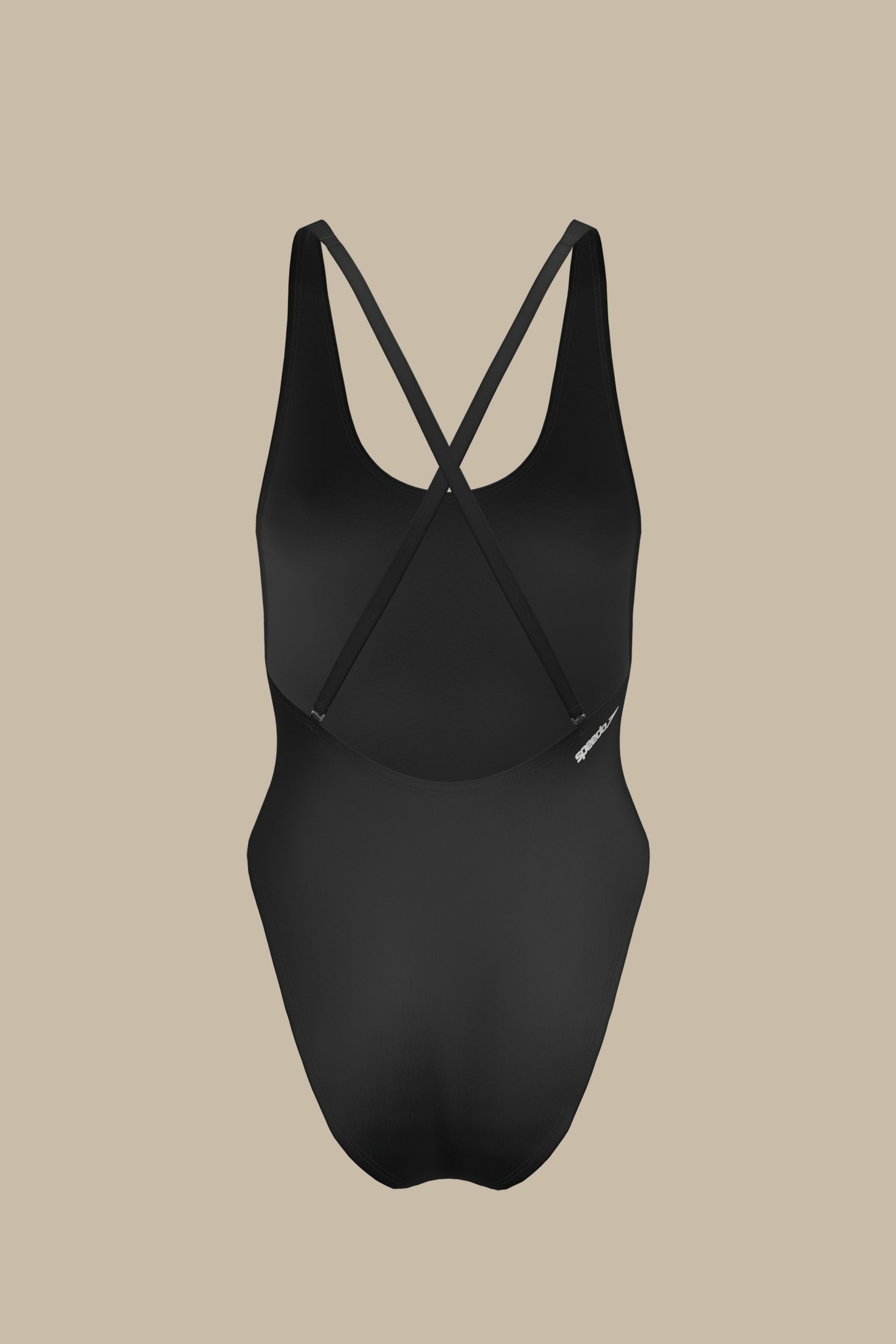 Speedo FLU3NTE Black Thin Strap Swimsuit - Image 9 of 9