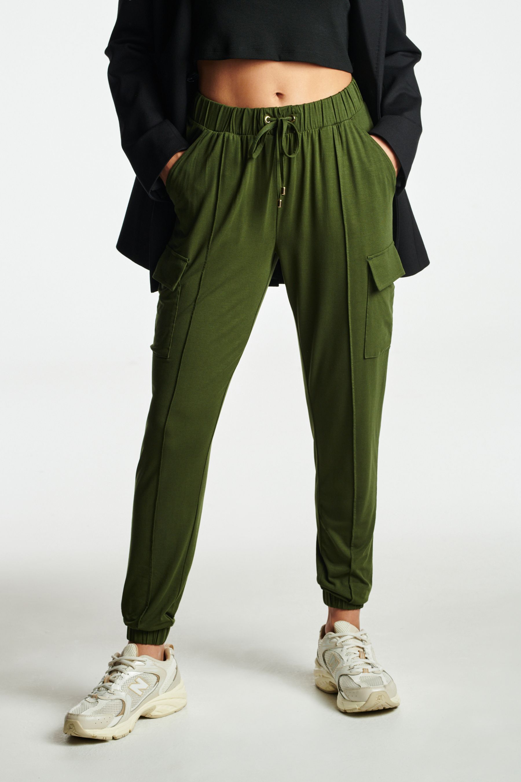 Cargo khaki joggers outlet