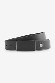 Black Perforated Plaque Belt - Image 2 of 3