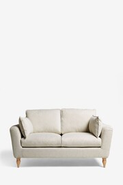 Tailored Chenille Oyster Natural Emory Compact 2 Seater 'Sofa In A Box' - Image 3 of 8
