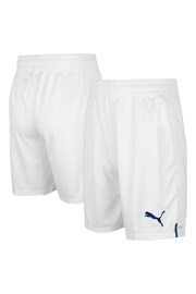 Puma White Olympique de Marseille 2022-23 Home Shorts - Image 1 of 3