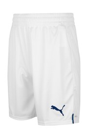 Puma White Olympique de Marseille 2022-23 Home Shorts - Image 2 of 3