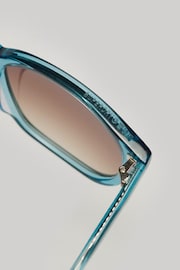 Superdry Blue SDR Sorcha Sunglasses - Image 4 of 4