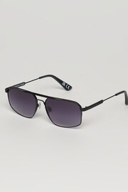 Superdry Black SDR Coleman Sunglasses - Image 1 of 5
