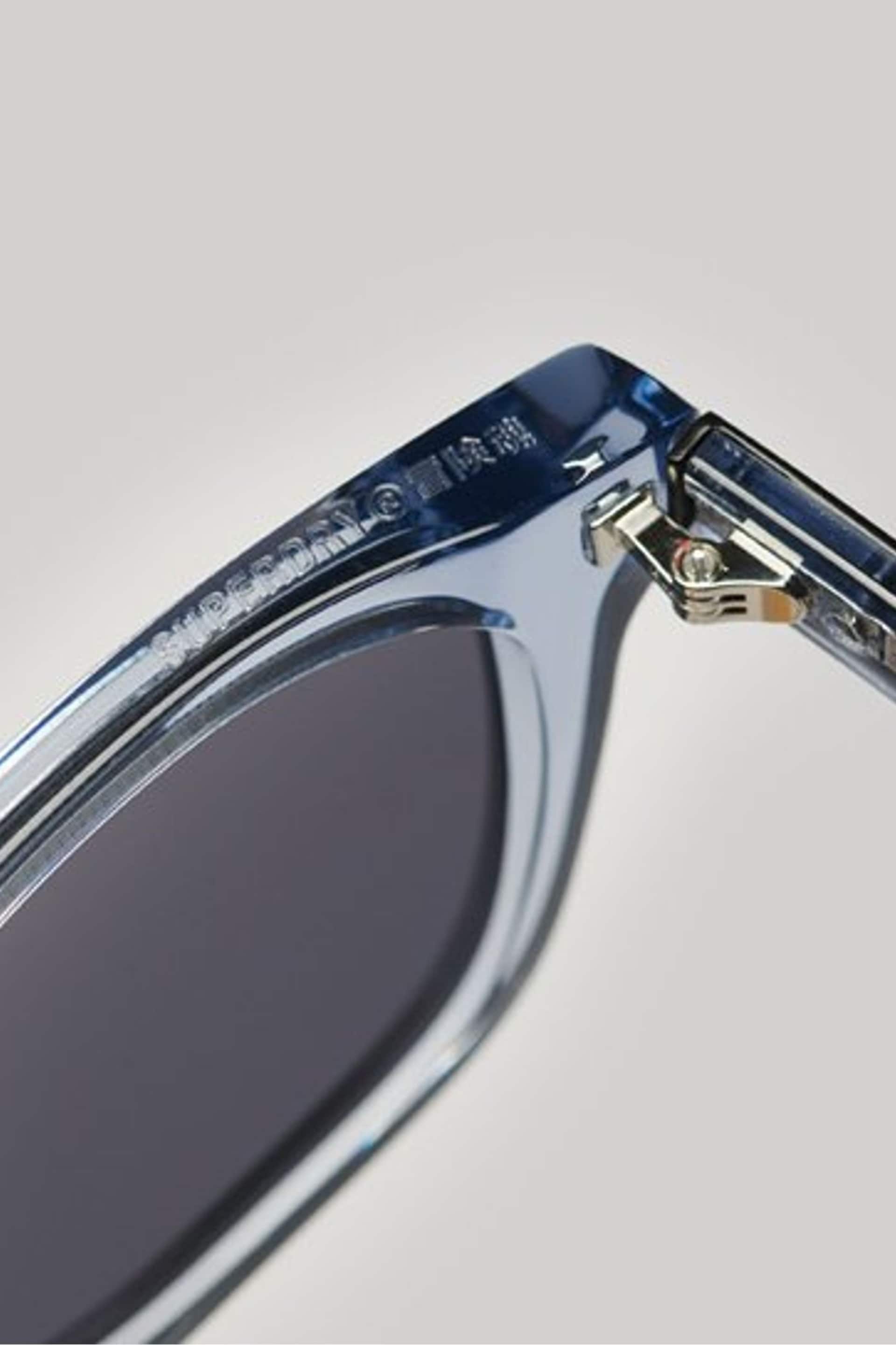 Superdry Blue SDR Garritsen Sunglasses - Image 4 of 5