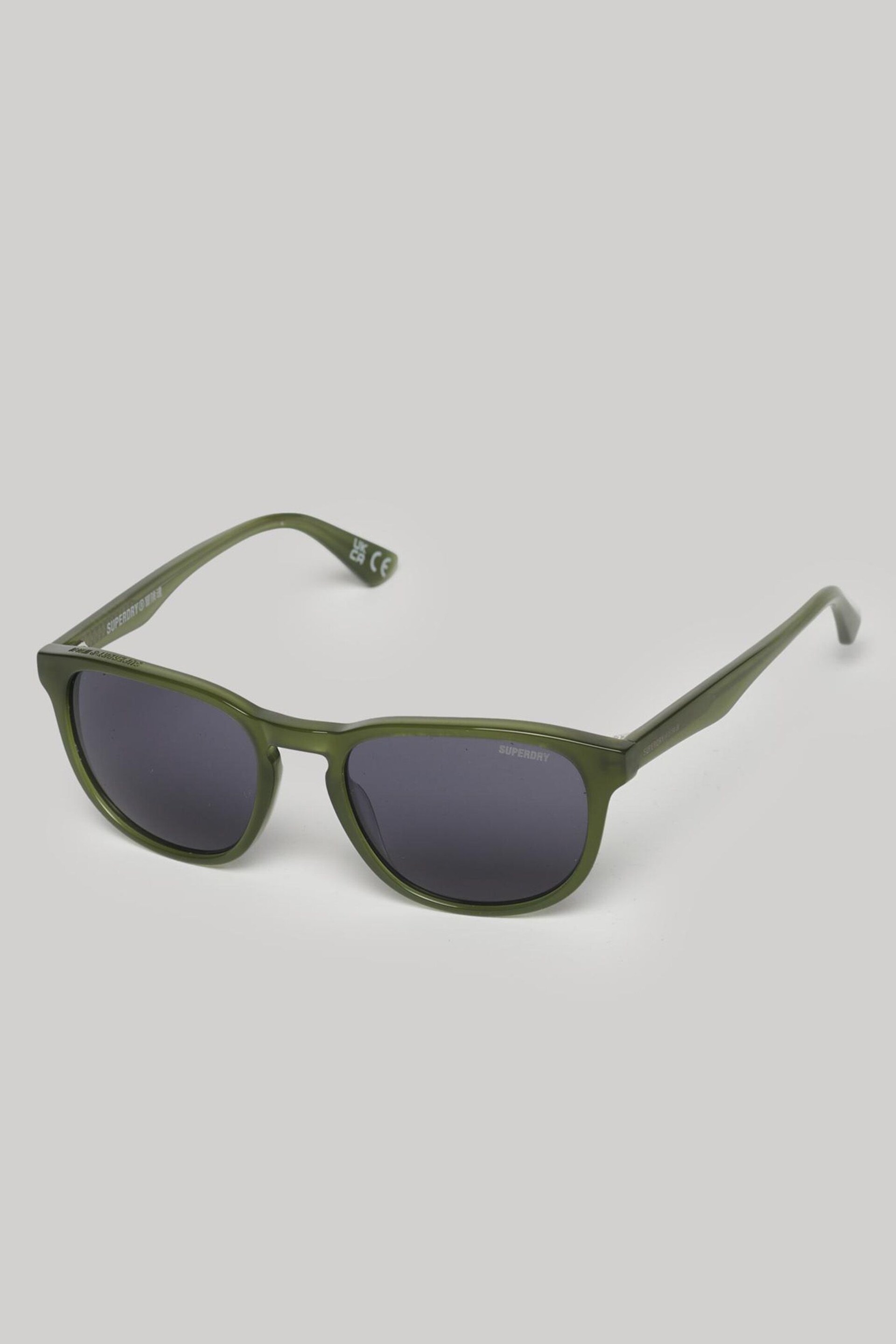 Superdry Green SDR Camberwell Sunglasses - Image 1 of 6