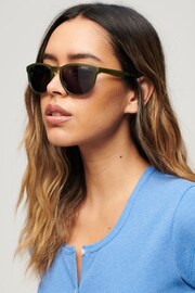 Superdry Green SDR Camberwell Sunglasses - Image 6 of 6