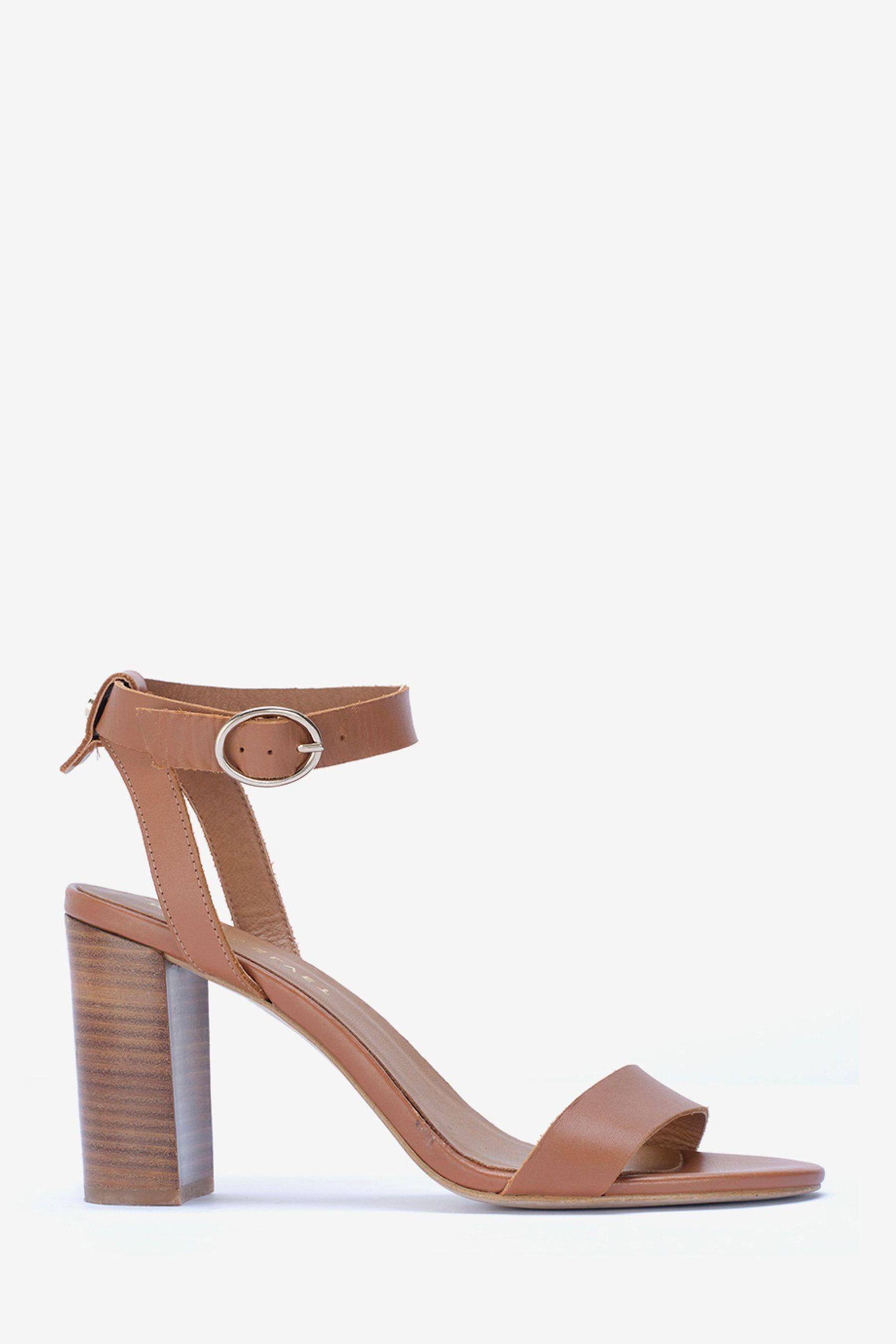 Buy Mint Velvet Brown Tansy Tan Strappy Heels from Next Luxembourg